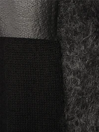 Mixed Media Cardigan