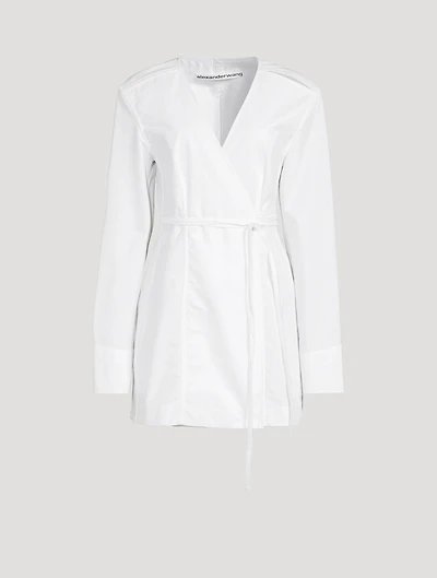 Wrap Shirt Dress