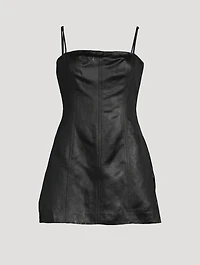 Linen Chintz Mini Dress