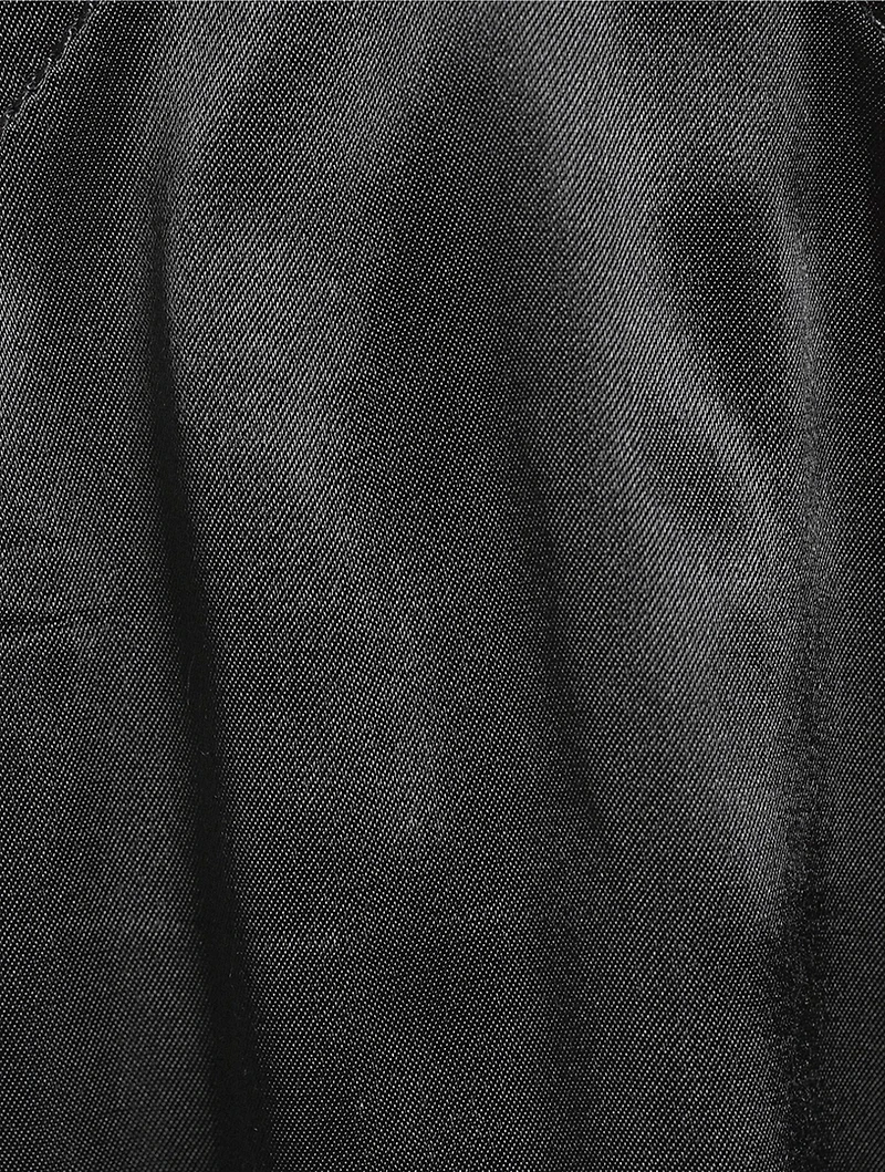 Layered Satin Mini Dress And Bolero
