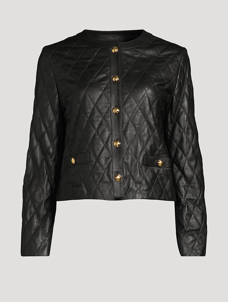Amy Quilted Leather Jacket