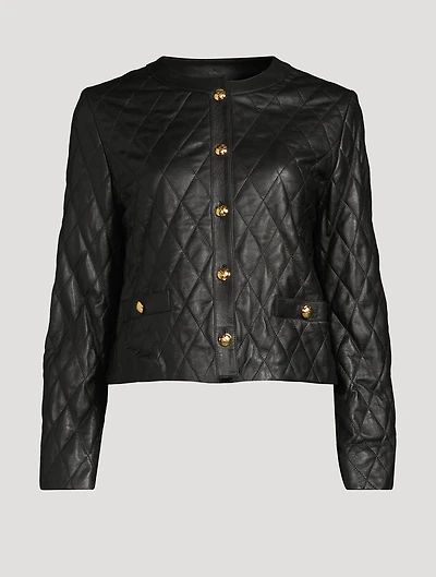 Amy Quilted Leather Jacket