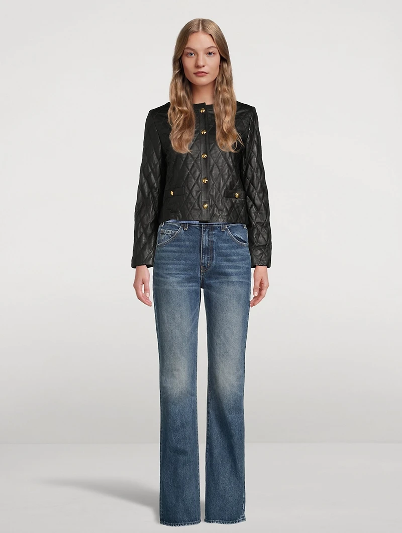 Amy Quilted Leather Jacket