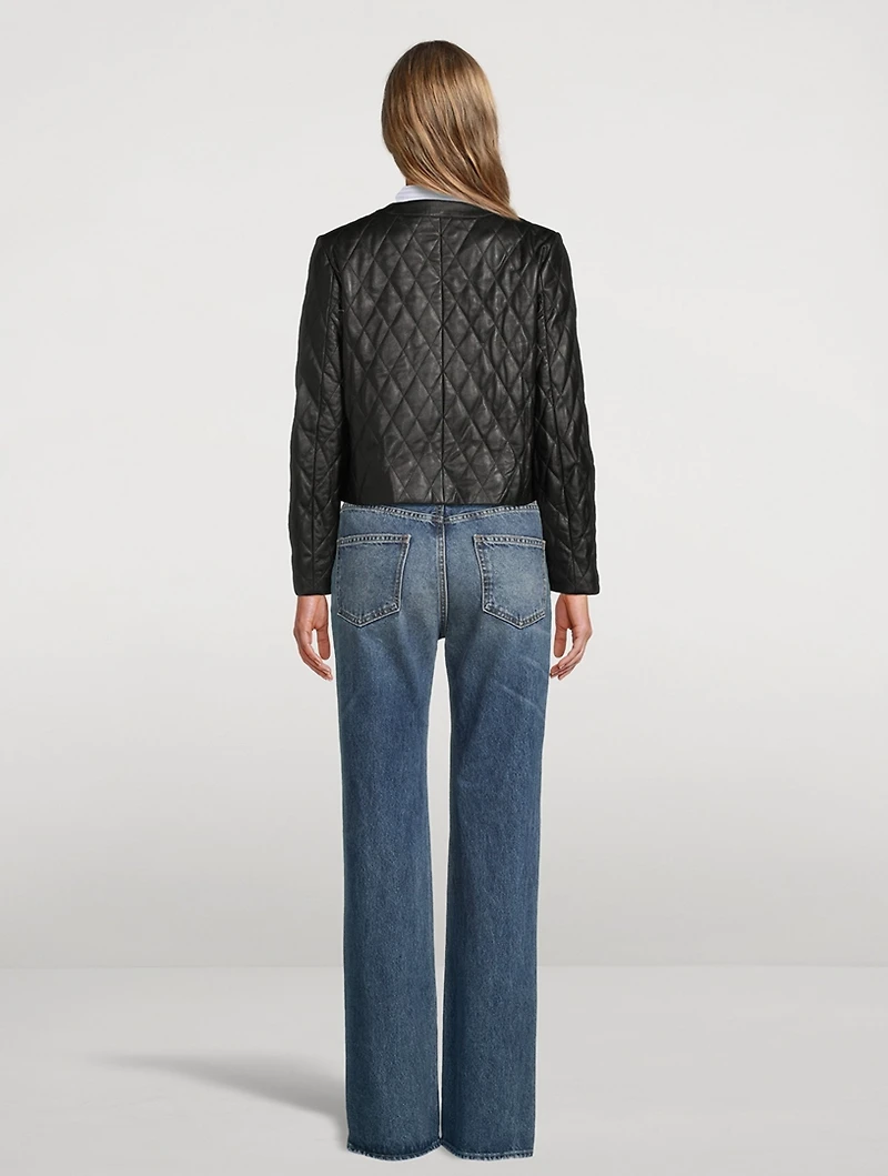 Amy Quilted Leather Jacket