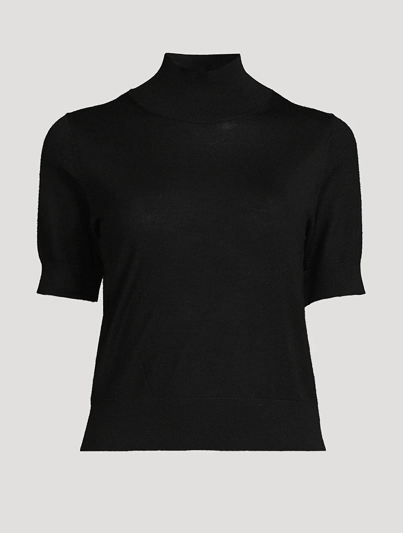 Sirani Wool Short-Sleeve Sweater