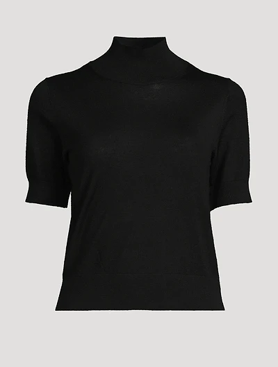 Sirani Wool Short-Sleeve Sweater