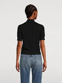 Sirani Wool Short-Sleeve Sweater