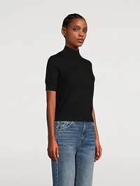 Sirani Wool Short-Sleeve Sweater