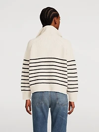 Amelina Cashmere Half-Zip Sweater