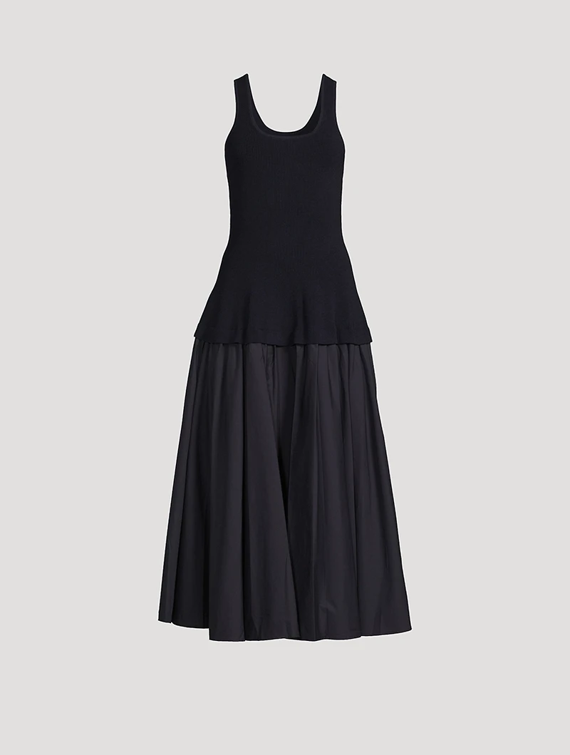 Silas Knit Bodice Midi Dress