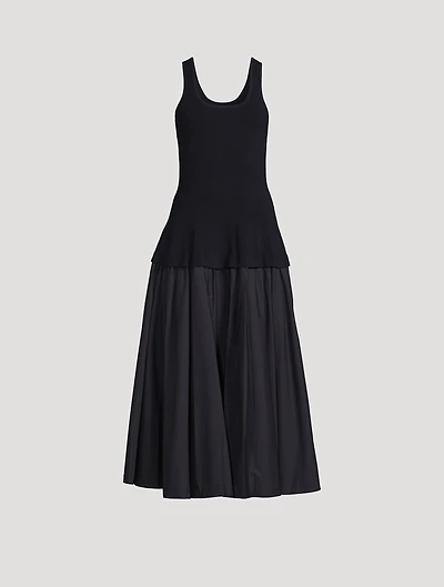 Silas Knit Bodice Midi Dress