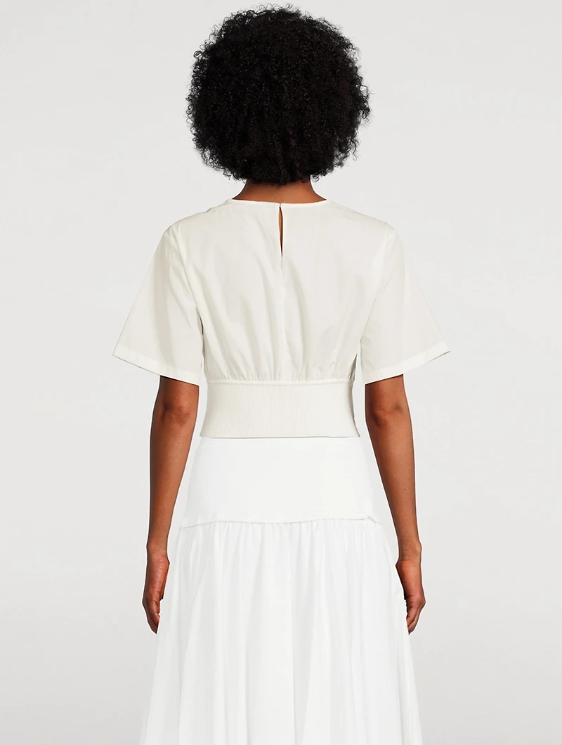 Adair Crewneck Crop Top