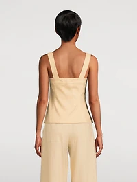 Nour Sleeveless Bustier Top