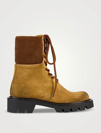 Sierra Suede Combat Boots