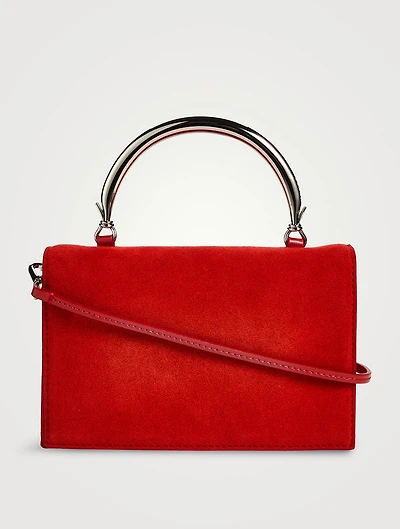 Arc Suede Clutch