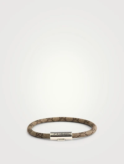 Trademark GG Supreme Leather Bracelet