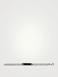 Silver Chain Bracelet With GG Tag