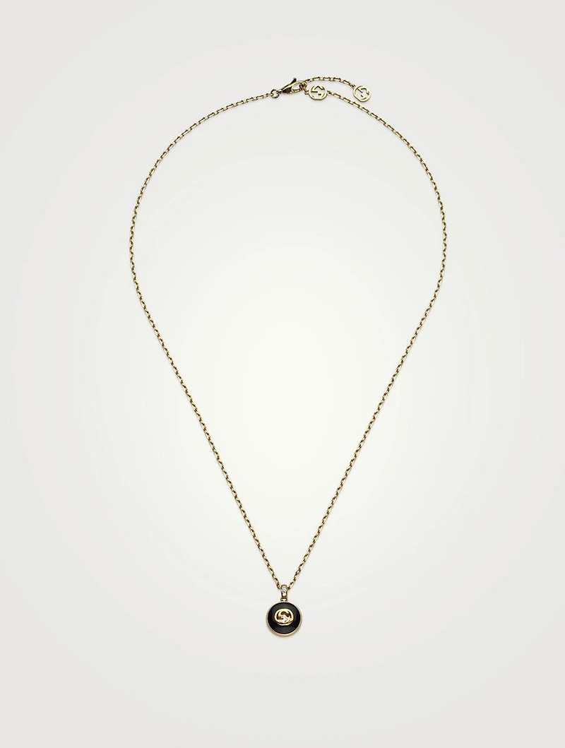 Gucci Interlocking 18K Chain Necklace