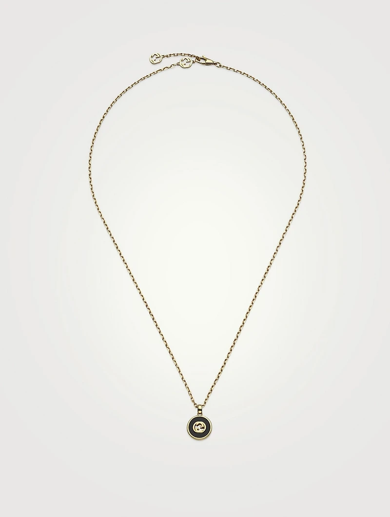 Gucci Interlocking 18K Chain Necklace