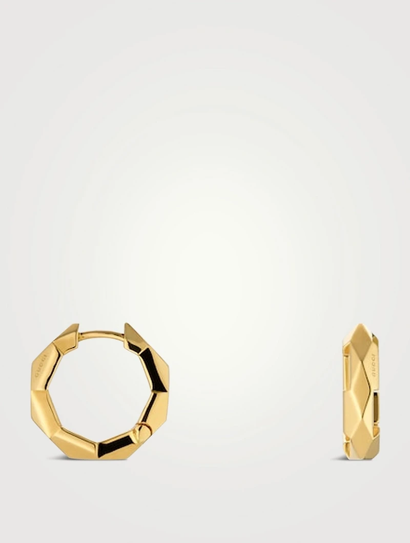 Gucci Link To Love Hoop Earrings