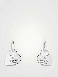 Trademark Hoop Earrings With Pendant