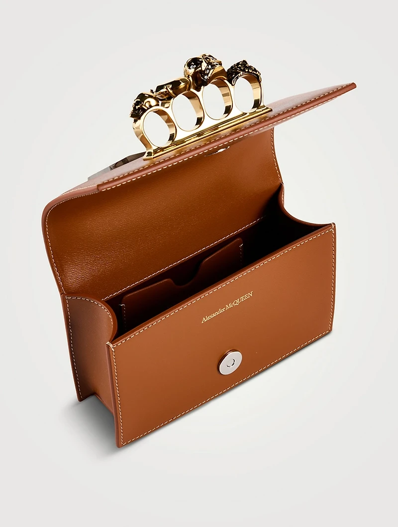 Mini Jewelled Leather Satchel