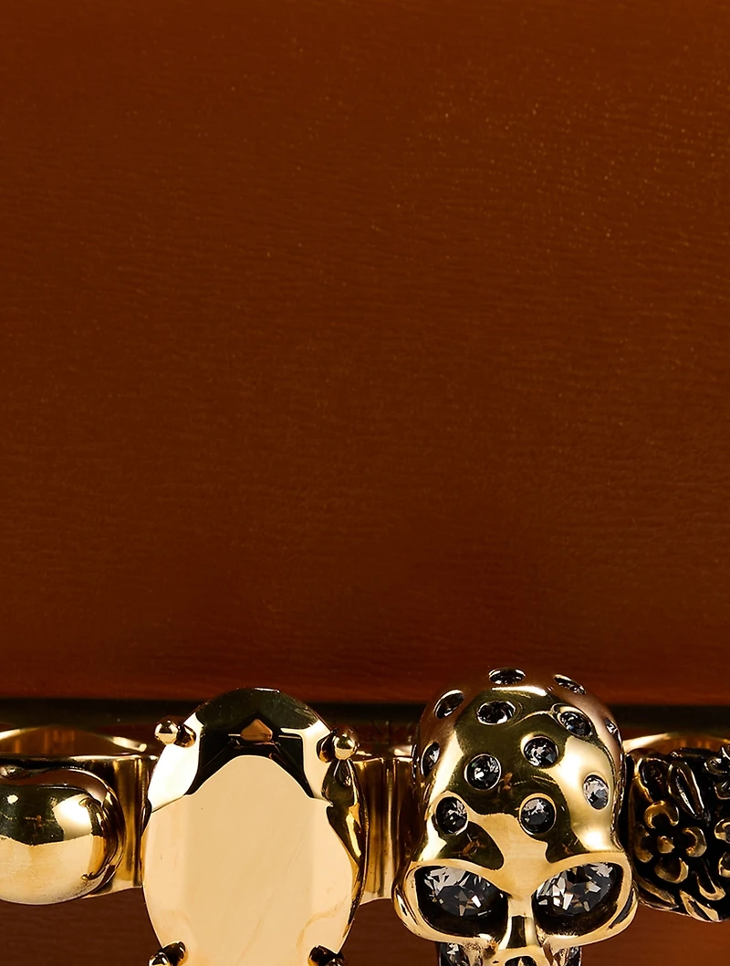 Mini Jewelled Leather Satchel