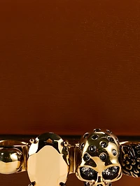 Mini Jewelled Leather Satchel