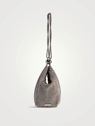 Rue Crystal Mesh Wristlet