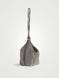Rue Crystal Mesh Wristlet