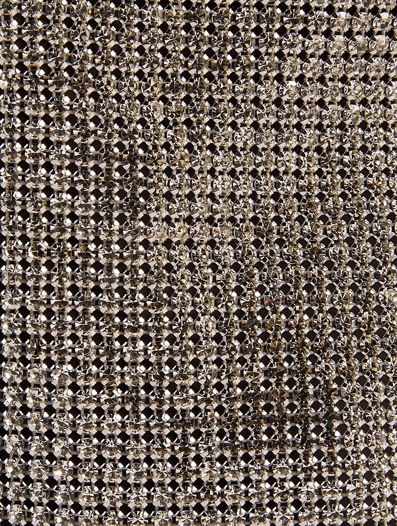 Rue Crystal Mesh Wristlet