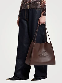 Libra Leather Tote Bag