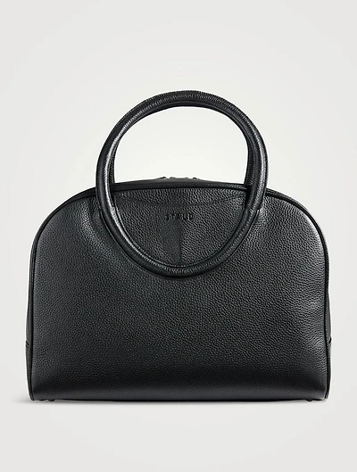 Maude Leather Bowler Bag