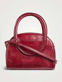 Mini Maude Leather Bowler Bag