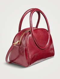 Mini Maude Leather Bowler Bag