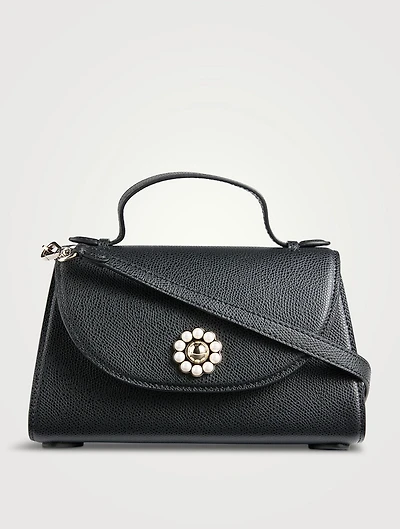 Pochette Valentine Leather Crossbody Bag