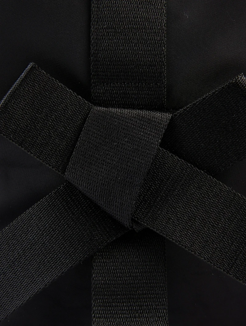 Utility Embellished Bow Pochette Bag