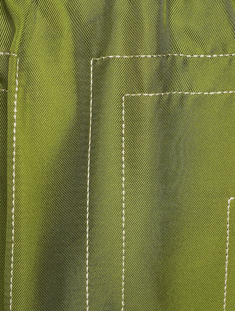 Monogram Silk Pajama Shorts