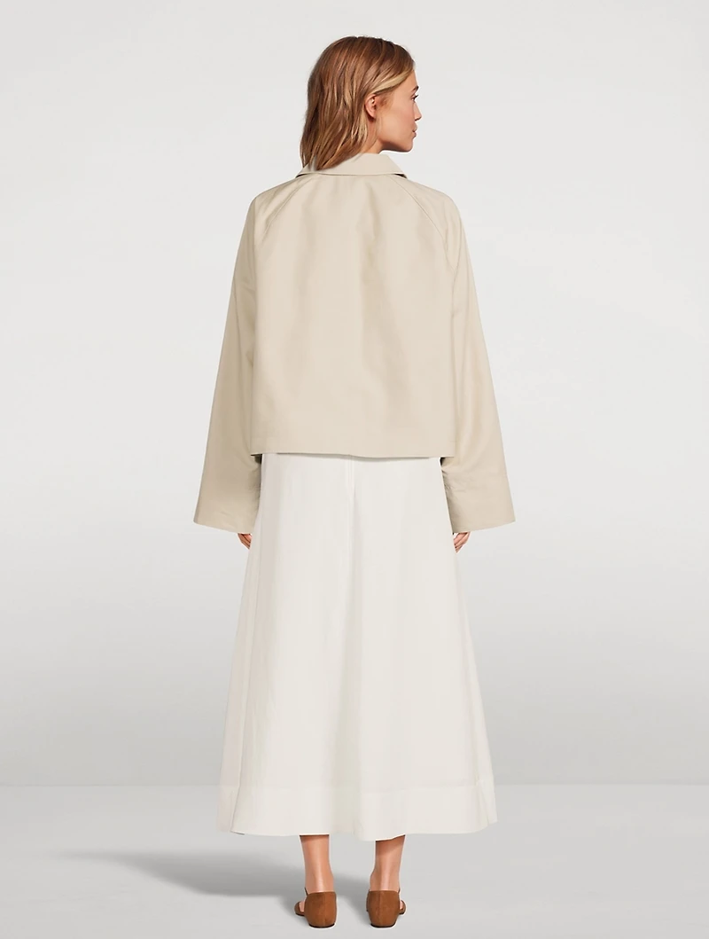 Cropped Cotton Jacket