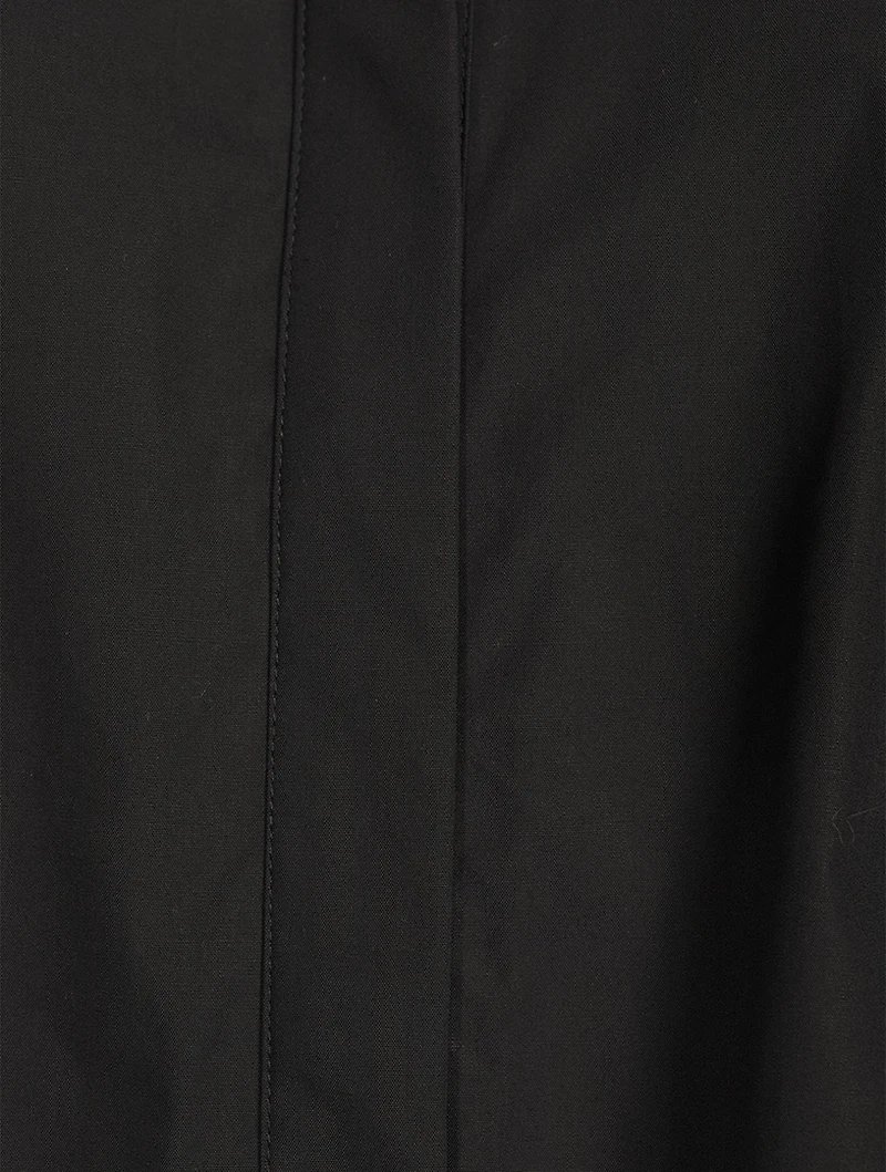 Cropped Organic Poplin Shirt