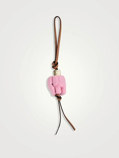 Elephant Felt Bag Charm