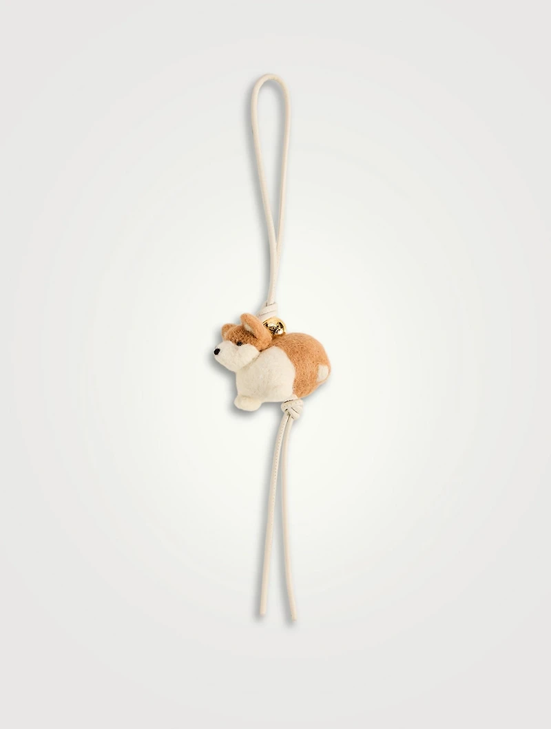Corgi Felt Bag Charm