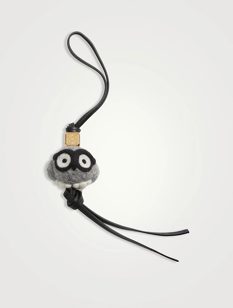 Owl Felt Bag Charm
