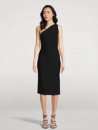 The Bella One-Shoulder Midi Dress