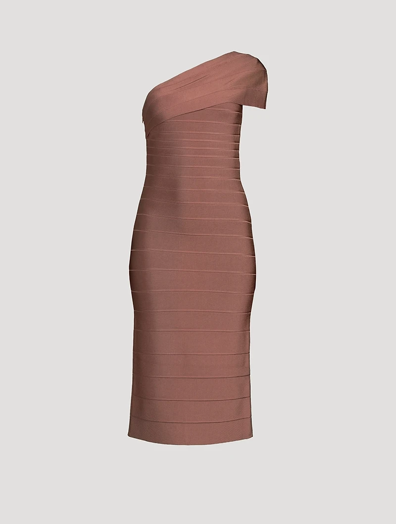 The Abigail One-Shoulder Midi Dress