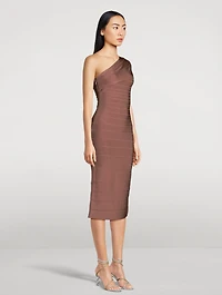 The Abigail One-Shoulder Midi Dress