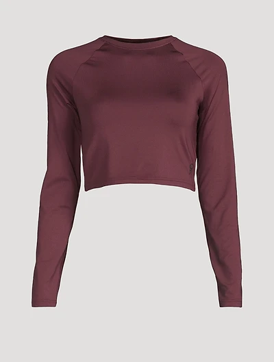 Movement Long-Sleeve Crop Top