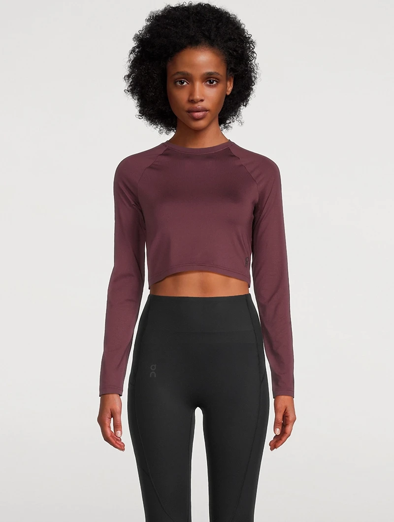 Movement Long-Sleeve Crop Top