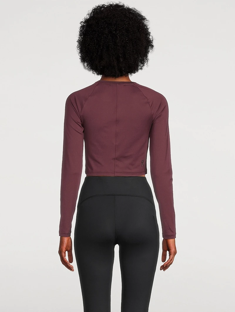 Movement Long-Sleeve Crop Top