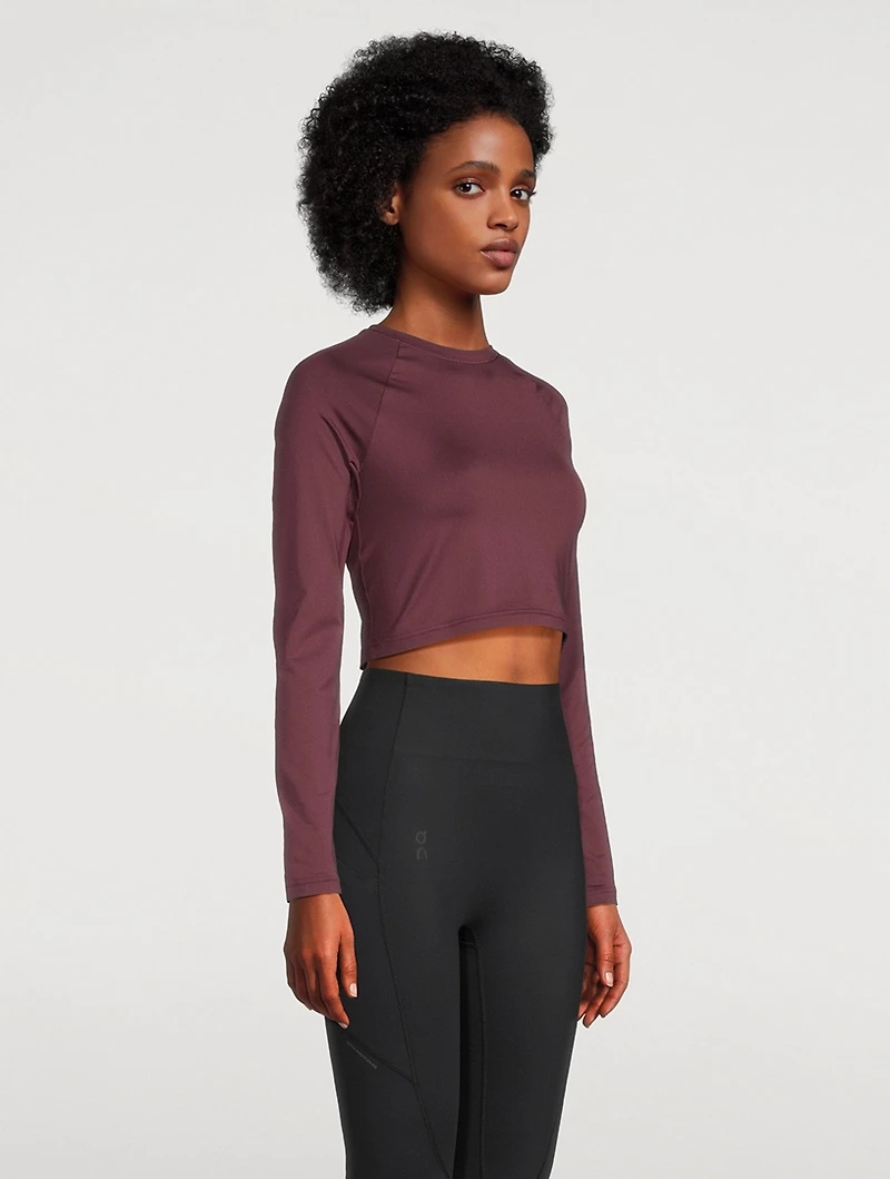 Movement Long-Sleeve Crop Top